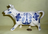 Paris souvenir cow creamer