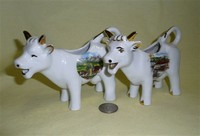 Kitzbuhel & Bruck an der Mer souveniur cow creamers