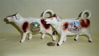 Hartburg & Cham souvenir Goebel cow creamers