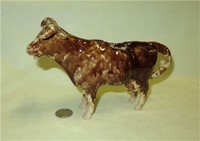 Rockingham glaze cow creamer without base