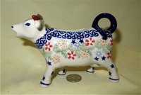 Polish Christmas cow creamer