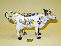 Small St Malo Renoleau souvenir cow creamer