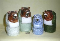 Family of S&V Bears with muffs