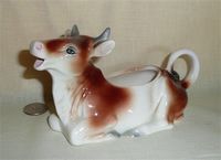 Goebel lovely kneeling cow creamer