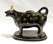 Classic Jackfield cow creamer