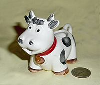 Robust Italian cow creamer