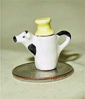 Milk Bottle doll house cow creamer