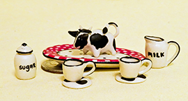 cow teaset from New Orleans