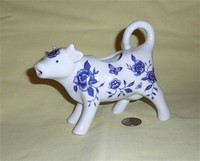 Blue Bliss Cracker Barrel cow creamer