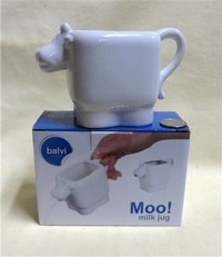 Balvi white cow jug from Barcelona