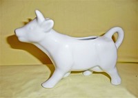 White William-Sonoma cow creamer