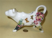 C.Pabst German cow creamer with buterflies