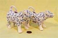 Two Ditsy Cow from Sur la Table cow creamers
