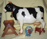 plastic milking toys