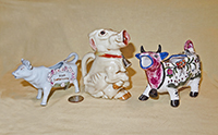 Strange shape & colors cow creamers