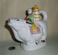 Russian bull liquor dispenser