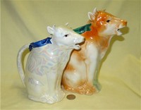 Two cow pitcher from Czechoslovakia