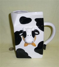 Enesco pitcher with cow head