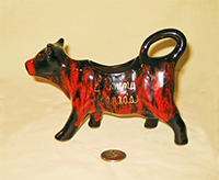 Blue Mountain Pottery cow creamer