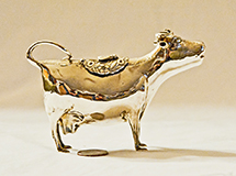 Silver cow creamer by John Schuppe