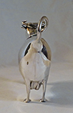 butt of silver cow creamer