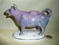 Blue-grey Kent style cow creamer