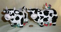 New Marco Polo cow creamer and sugar