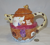 Noahs ark teapot left