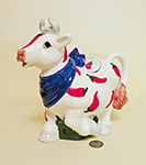 Fitz&Floyd hot pepper cow teapot